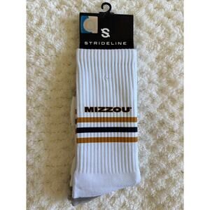 Unisex Missouri White Crew Socks (Premium Regular)